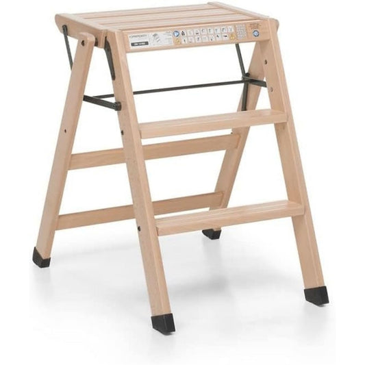 Eleganza pratica scalette in legno pieghevole antiscivolo