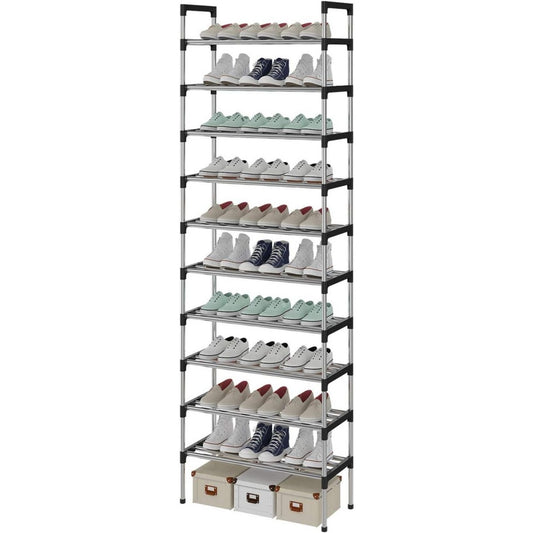 Eleganza pratica slot per scarpe argento