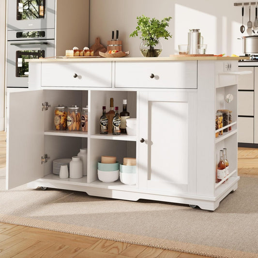 Eleganza pratica credenze mobili pieghevole bianco